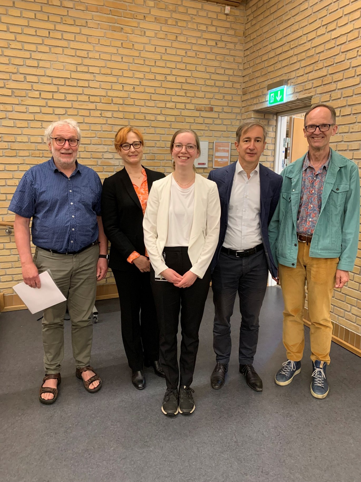 Nanna Møller Jensen, supervisor and team of opponents