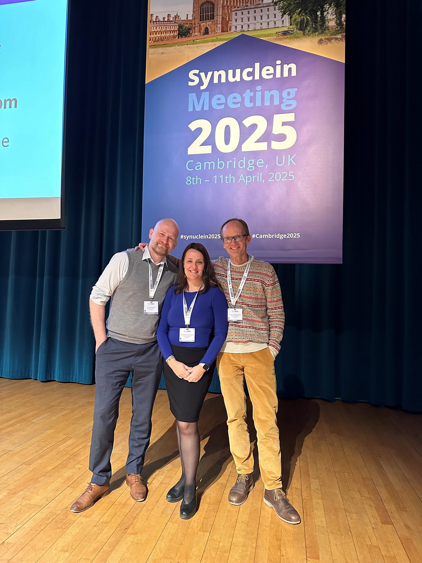 The management team of the new Parkinson Research Centre, PACE. From the left: Clinical Professor and director, Per Borghammer, Professor Marina Romero-Ramos and Professor Poul Henning Jensen.