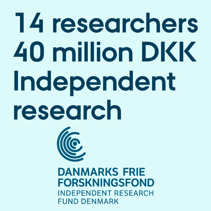 14 of the faculty's researchers benefit from Independent Research Fund Denmark's large distribution of free research funding, and one Health researcher is awarded one of the special cross-council grants earmarked for interdisciplinary research. 14 of the faculty's researchers benefit from Independent Research Fund Denmark's large distribution of free research funding, and one Health researcher is awarded one of the special cross-council grants earmarked for interdisciplinary research.
